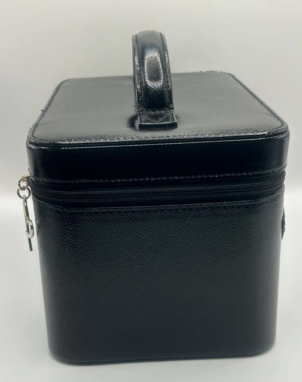 Victoria's Secret Black Vanity Makeup Train Case with Sequin Patches - Picture 5 of 11